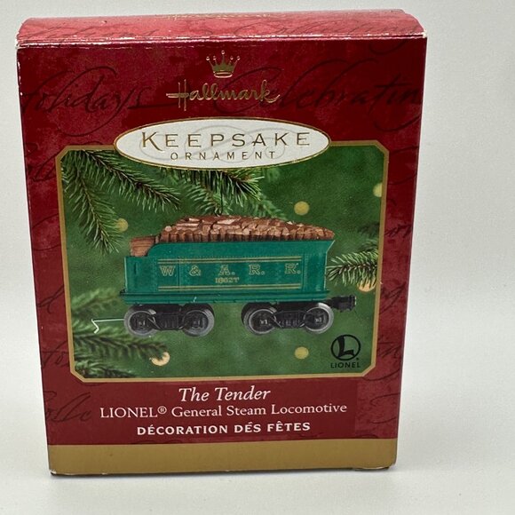 Hallmark Keepsake The Tender die cast Lionel Train in box Christmas Ornament - Picture 2 of 7
